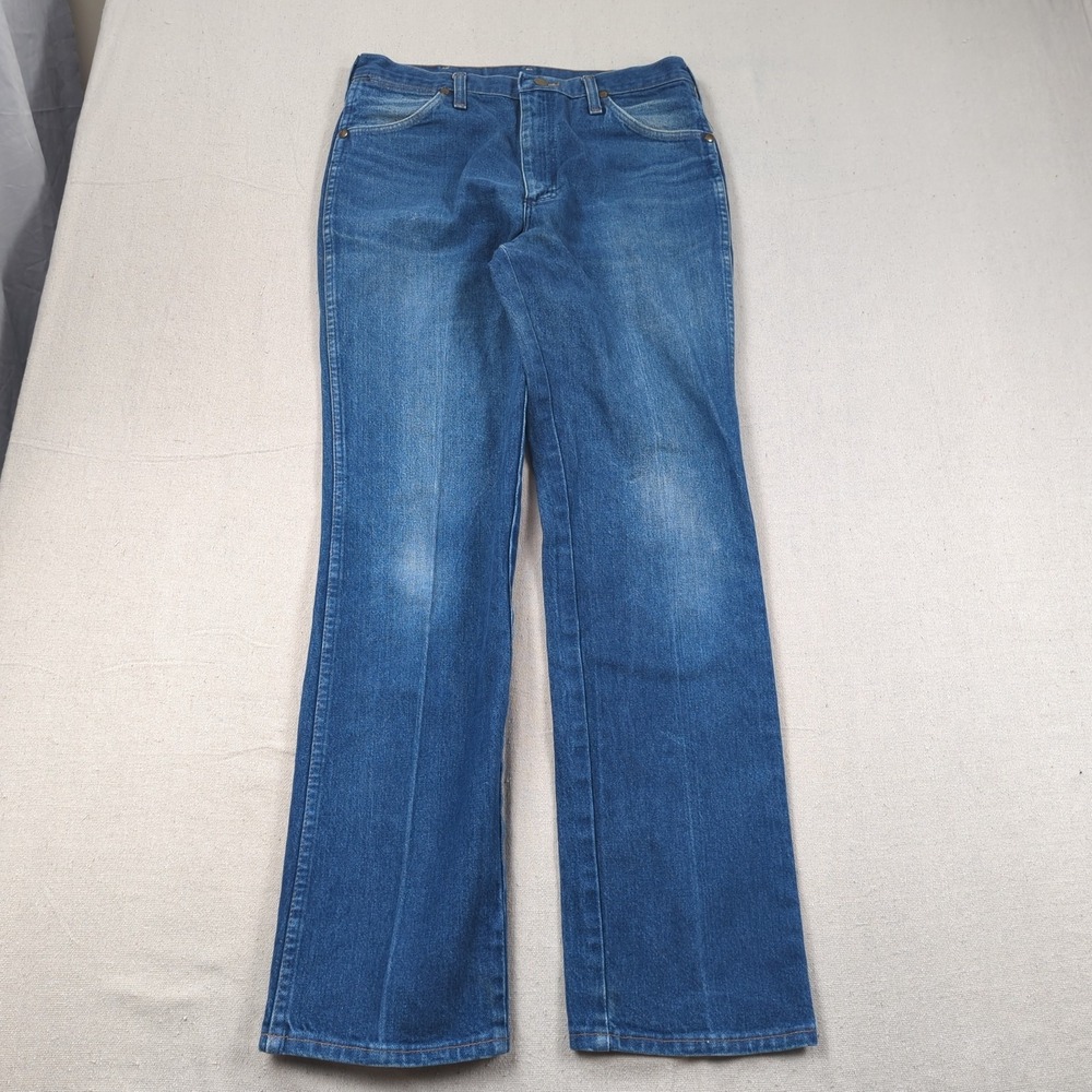 Vintage Wrangler Jeans Mens 32x32 Blue Western Cowboy Cut 936 Rodeo Rancher 90s